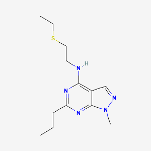 N-[2-(ethylthio)ethyl]-1-methyl-6-propyl-1H-pyrazolo[3,4-d]pyrimidin-4-amine