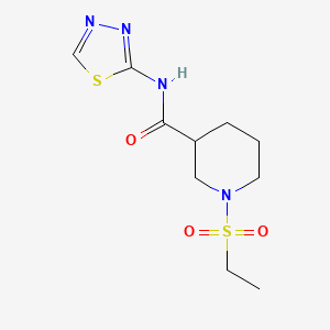 1-ethylsulfonyl-N-(1,3,4-thiadiazol-2-yl)piperidine-3-carboxamide