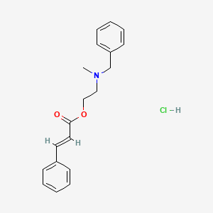 2-[benzyl(methyl)amino]ethyl (E)-3-phenylprop-2-enoate;hydrochloride