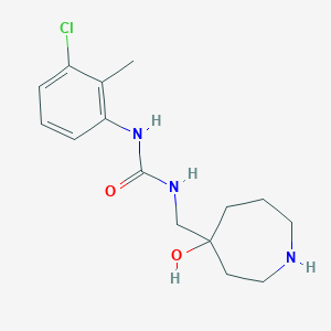 N-(3-chloro-2-methylphenyl)-N'-[(4-hydroxy-4-azepanyl)methyl]urea hydrochloride