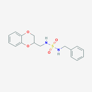 N-benzyl-N'-(2,3-dihydro-1,4-benzodioxin-2-ylmethyl)sulfamide