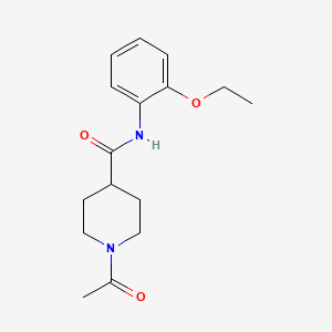 1-acetyl-N-(2-ethoxyphenyl)piperidine-4-carboxamide