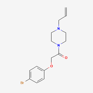 1-(4-ALLYLPIPERAZINO)-2-(4-BROMOPHENOXY)-1-ETHANONE