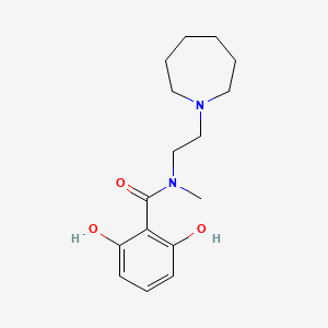 N-(2-azepan-1-ylethyl)-2,6-dihydroxy-N-methylbenzamide