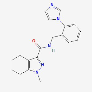 N-[2-(1H-imidazol-1-yl)benzyl]-1-methyl-4,5,6,7-tetrahydro-1H-indazole-3-carboxamide