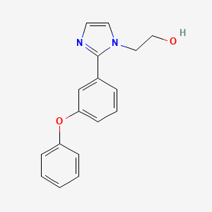 2-[2-(3-phenoxyphenyl)-1H-imidazol-1-yl]ethanol