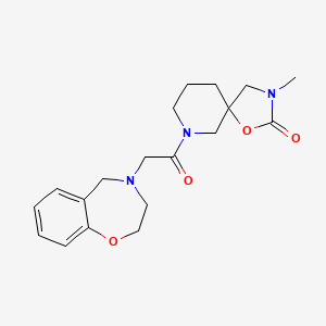 7-(2,3-dihydro-1,4-benzoxazepin-4(5H)-ylacetyl)-3-methyl-1-oxa-3,7-diazaspiro[4.5]decan-2-one