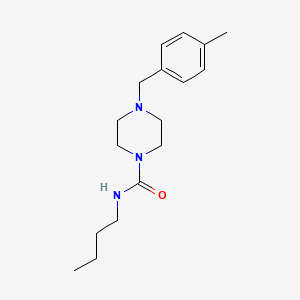 N-butyl-4-[(4-methylphenyl)methyl]piperazine-1-carboxamide