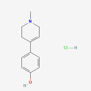 4-(1-methyl-1,2,3,6-tetrahydropyridin-4-yl)phenol hydrochloride