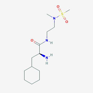 3-cyclohexyl-N~1~-{2-[methyl(methylsulfonyl)amino]ethyl}-L-alaninamide hydrochloride