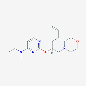 N-ethyl-N-methyl-2-{[(2S,5R)-5-(morpholin-4-ylmethyl)tetrahydrofuran-2-yl]methyl}pyrimidin-4-amine