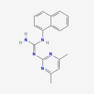 (4,6-Dimethylpyrimidin-2-yl)[imino(naphthylamino)methyl]amine