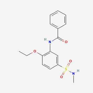 N-[2-ethoxy-5-(methylsulfamoyl)phenyl]benzamide