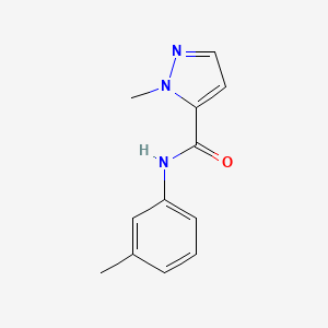 1-methyl-N-(3-methylphenyl)-1H-pyrazole-5-carboxamide