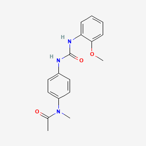 N-(4-{[(2-methoxyphenyl)carbamoyl]amino}phenyl)-N-methylacetamide