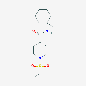 1-(ethylsulfonyl)-N-(1-methylcyclohexyl)-4-piperidinecarboxamide