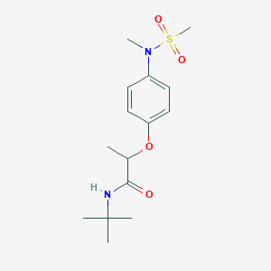 N-(tert-butyl)-2-{4-[methyl(methylsulfonyl)amino]phenoxy}propanamide