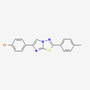 6-(4-bromophenyl)-2-(4-methylphenyl)imidazo[2,1-b][1,3,4]thiadiazole