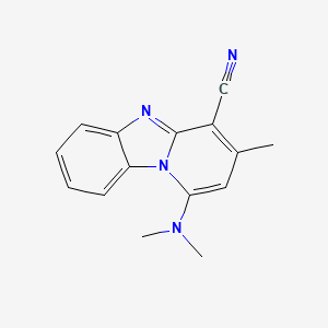 1-(dimethylamino)-3-methylpyrido[1,2-a]benzimidazole-4-carbonitrile