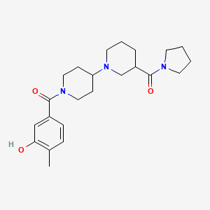 2-methyl-5-{[3-(pyrrolidin-1-ylcarbonyl)-1,4'-bipiperidin-1'-yl]carbonyl}phenol