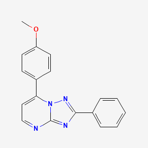 7-(4-methoxyphenyl)-2-phenyl[1,2,4]triazolo[1,5-a]pyrimidine