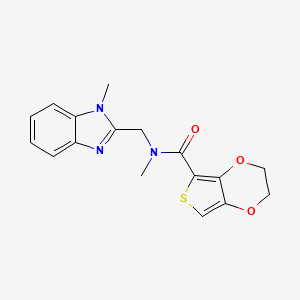 N-methyl-N-[(1-methyl-1H-benzimidazol-2-yl)methyl]-2,3-dihydrothieno[3,4-b][1,4]dioxine-5-carboxamide