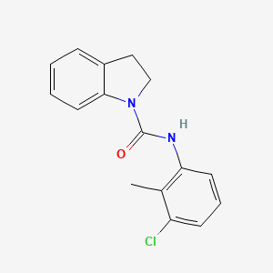 N-(3-chloro-2-methylphenyl)-1-indolinecarboxamide