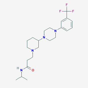 N-isopropyl-3-(3-{4-[3-(trifluoromethyl)phenyl]-1-piperazinyl}-1-piperidinyl)propanamide dihydrochloride