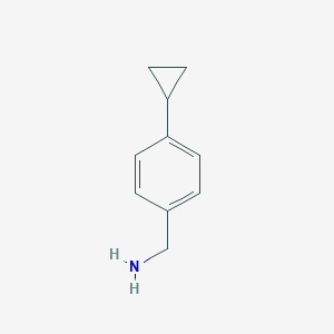 B054498 (4-Cyclopropylphenyl)methanamine CAS No. 118184-67-1