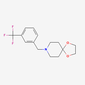 8-[3-(trifluoromethyl)benzyl]-1,4-dioxa-8-azaspiro[4.5]decane