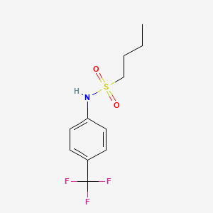 N-[4-(trifluoromethyl)phenyl]butane-1-sulfonamide