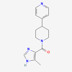 4-{1-[(4-methyl-1H-imidazol-5-yl)carbonyl]piperidin-4-yl}pyridine