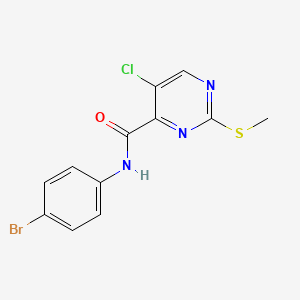 N-(4-bromophenyl)-5-chloro-2-(methylthio)pyrimidine-4-carboxamide