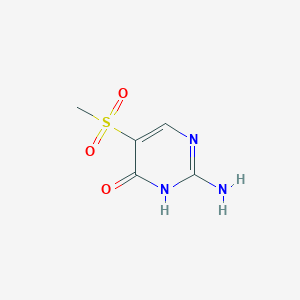 2-amino-5-(methylsulfonyl)-4(3H)-pyrimidinone