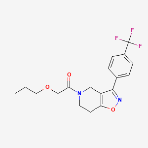 5-(propoxyacetyl)-3-[4-(trifluoromethyl)phenyl]-4,5,6,7-tetrahydroisoxazolo[4,5-c]pyridine