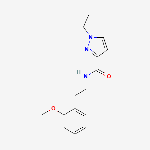 1-ethyl-N-[2-(2-methoxyphenyl)ethyl]-1H-pyrazole-3-carboxamide