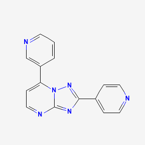 3-[2-(PYRIDIN-4-YL)-[1,2,4]TRIAZOLO[1,5-A]PYRIMIDIN-7-YL]PYRIDINE