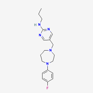 5-{[4-(4-fluorophenyl)-1,4-diazepan-1-yl]methyl}-N-propyl-2-pyrimidinamine