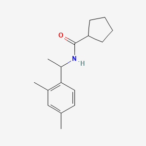 N-[1-(2,4-dimethylphenyl)ethyl]cyclopentanecarboxamide