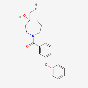 4-(hydroxymethyl)-1-(3-phenoxybenzoyl)-4-azepanol