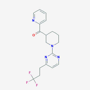 pyridin-2-yl{1-[4-(3,3,3-trifluoropropyl)pyrimidin-2-yl]piperidin-3-yl}methanone