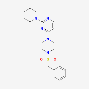 4-[4-(benzylsulfonyl)-1-piperazinyl]-2-(1-piperidinyl)pyrimidine