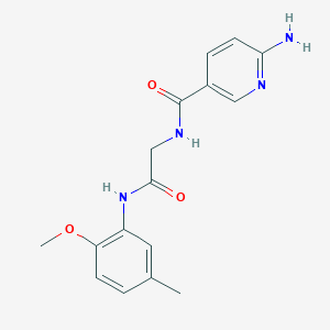 6-amino-N-{2-[(2-methoxy-5-methylphenyl)amino]-2-oxoethyl}nicotinamide