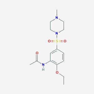 N-{2-ethoxy-5-[(4-methylpiperazin-1-yl)sulfonyl]phenyl}acetamide