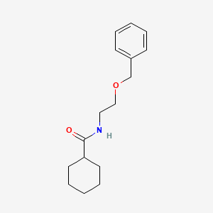 N-[2-(benzyloxy)ethyl]cyclohexanecarboxamide