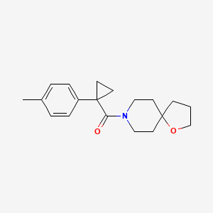 8-{[1-(4-methylphenyl)cyclopropyl]carbonyl}-1-oxa-8-azaspiro[4.5]decane