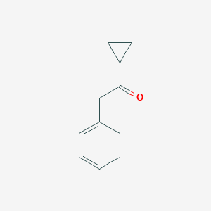 molecular formula C11H12O B054508 乙酮，1-环丙基-2-苯基- CAS No. 14113-94-1