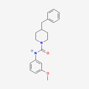 molecular formula C20H24N2O2 B5450828 4-benzyl-N-(3-methoxyphenyl)piperidine-1-carboxamide 