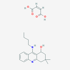 molecular formula C23H30N2O5 B5450880 (Z)-but-2-enedioic acid;9-(butylamino)-3,3-dimethyl-2,4-dihydro-1H-acridin-1-ol 