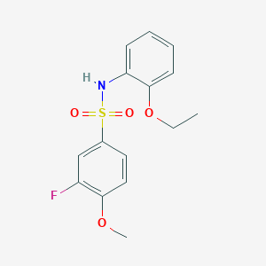 N-(2-ethoxyphenyl)-3-fluoro-4-methoxybenzenesulfonamide